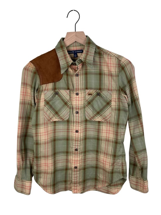 Ralph Lauren Tops - Vintage Ralph Lauren Women's Plaid Long Sleeve Hunting Shirt Size 4 Equestrian
